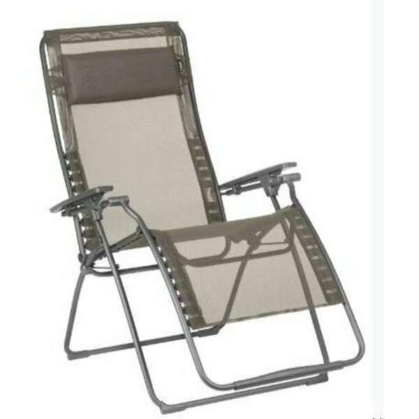 Homeroots Graphite Powder Coated XL Recliner29.9 x 68.1 x 49.2 in. 373470